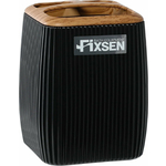 Стакан для ванной Fixsen Black Wood черный/дерево (FX-401-3)