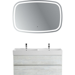 Мебель для ванной Cezares Molveno 46 120х46 с двойной раковиной, Legno Bianco
