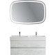 Мебель для ванной Cezares Molveno 46 120х46 с двойной раковиной, Legno Bianco