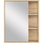 Зеркальный шкаф Sanstar Тоскана 60х73 дуб сонома светлый (408.1-2.4.1.)