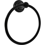 Полотенцедержатель Rav Slezak Morava кольцо, черный матовый (MKA0104CMAT)