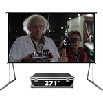 Экран для проектора S'OK Fast Folder SCPSFF-600x338FR 271'' 16:9 напольный, полотно White PVC
