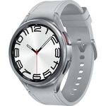 Фото Смарт-часы Samsung Galaxy Watch 6 Classic 47мм 1.5 AMOLED корп.серебристый рем.серебристый (SM-R960NZSACIS) купить недорого низкая цена