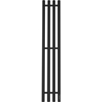 Полотенцесушитель электрический Point Деметра П3 180x1200 диммер справа, черный (PN12832B)