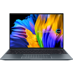 Ноутбук Asus UX5401ZA-KN195 Touch 14" OLED Touch Intel Core i7 12700H(2.3Ghz)/16Gb/512GB/Iris Xe/DOS /Pine Grey (90NB0WM1-M00A70)