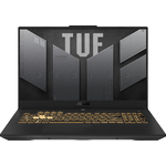 Ноутбук Asus TUF F17 FX707VV-HX131 17.3" Intel Core i7 (Ghz)/16Gb/1Tb/Ext:nVidia GeForce RTX4060(8192Mb)/DOS/Mecha Gray (90NR0CH5-M00A60)
