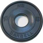 Диск олимпийский MB Barbell 51 мм. 1.25 кг. черный "Евро-Классик"