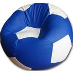 Кресло-мешок Мяч Пазитифчик Бмэ6 сине-белый