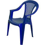 Кресло пластиковое Россеж Фабио синее