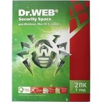 Программный продукт Dr.Web Security Space BHW-B-12M-2-A3 Регистрационный ключ 2 ПК на 1год