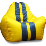 Кресло-мешок DreamBag Спорт оксфорд, желтое