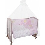 Комплект в кроватку Сонный Гномик Акварель 4 предмета розовый (КСА4-0569406/2)