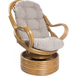 Кресло-качалка Мебель Импэкс Davao мёд с подушкой