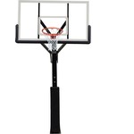 Баскетбольная стационарная стойка DFC ING72G 180x105 см (стекло)