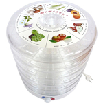 Сушилка для овощей и фруктов Спектр-Прибор ЭСОФ-0.5/220 Ветерок, прозрачный (5 поддонов)