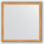 Зеркало в багетной раме Evoform Definite 60x60 см, клен 37 мм (BY 0612)
