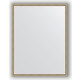 Зеркало в багетной раме поворотное Evoform Definite 68x88 см, витое серебро 28 мм (BY 0674)