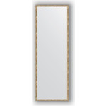 Зеркало в багетной раме поворотное Evoform Definite 47x137 см, серебряный бамбук 24 мм (BY 0711)