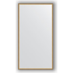Зеркало в багетной раме поворотное Evoform Definite 68x128 см, витая латунь 26 мм (BY 0754)