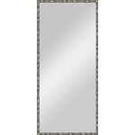 Зеркало в багетной раме поворотное Evoform Definite 67x147 см, серебряный бамбук 24 мм (BY 0762)