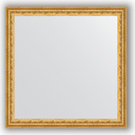 Зеркало в багетной раме Evoform Definite 62x62 см, сусальное золото 47 мм (BY 0778)