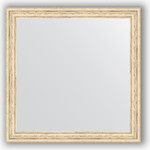 Зеркало в багетной раме Evoform Definite 63x63 см, слоновая кость 51 мм (BY 0780)