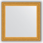 Зеркало в багетной раме Evoform Definite 66x66 см, состаренное золото 67 мм (BY 0786)