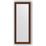Зеркало в багетной раме поворотное Evoform Definite 56x146 см, орех 65 мм (BY 1074)