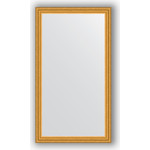 Зеркало в багетной раме поворотное Evoform Definite 76x136 см, состаренное золото 67 мм (BY 1106)
