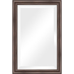 Зеркало с фацетом в багетной раме поворотное Evoform Exclusive 61x91 см, палисандр 62 мм (BY 1174)