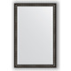 Зеркало с фацетом в багетной раме поворотное Evoform Exclusive 115x175 см, черный ардеко 81 мм (BY 1215)