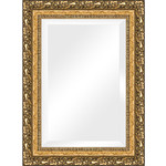 Зеркало с фацетом в багетной раме поворотное Evoform Exclusive 55x75 см, виньетка бронзовая 85 мм (BY 1230)