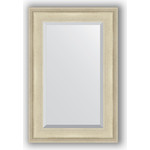 Зеркало с фацетом в багетной раме поворотное Evoform Exclusive 58x88 см, травленое серебро 95 мм (BY 1236)