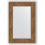 Зеркало с фацетом в багетной раме поворотное Evoform Exclusive 55x85 см, виньетка бронзовая 85 мм (BY 1240)