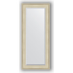 Зеркало с фацетом в багетной раме поворотное Evoform Exclusive 63x148 см, травленое серебро 95 мм (BY 1266)