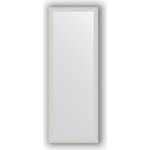 Зеркало в багетной раме поворотное Evoform Definite 51x141 см, чеканка белая 46 мм (BY 3098)