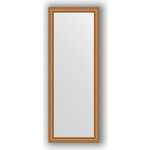 Зеркало в багетной раме поворотное Evoform Definite 55x145 см, золотые бусы на бронзе 60 мм (BY 3106)