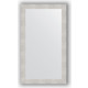 Зеркало в багетной раме поворотное Evoform Definite 66x116 см, серебреный дождь 70 мм (BY 3208)