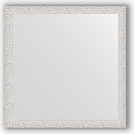 Зеркало в багетной раме Evoform Definite 71x71 см, чеканка белая 46 мм (BY 3226)