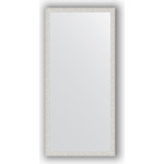 Зеркало в багетной раме поворотное Evoform Definite 71x151 см, чеканка белая 46 мм (BY 3322)