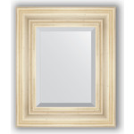 Зеркало с фацетом в багетной раме Evoform Exclusive 49x59 см, травленое серебро 99 мм (BY 3367)