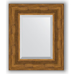 Зеркало с фацетом в багетной раме Evoform Exclusive 49x59 см, травленая бронза 99 мм (BY 3368)