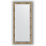 Зеркало с фацетом в багетной раме поворотное Evoform Exclusive 75x165 см, виньетка античное серебро 85 мм (BY 3591)