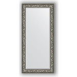 Зеркало с фацетом в багетной раме поворотное Evoform Exclusive 79x169 см, византия серебро 99 мм (BY 3598)