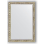 Зеркало с фацетом в багетной раме поворотное Evoform Exclusive 120x180 см, барокко серебро 106 мм (BY 3632)