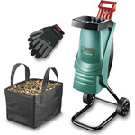 Измельчитель садовый Bosch AXT 2200 Rapid + сумка + перчатки