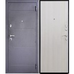 Дверь SD Prof-5 New Line входная 2050х880 металлическая Тёмное серебро/Дуб светлый (правая)