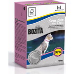 Консервы BOZITA Sensitive Hair & Skin Chunks in Jelly with Salmon кусочки в желе с лососем для кошек с чувствительной кожей и шерстью 190г(2161)