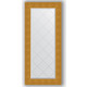 Зеркало с гравировкой поворотное Evoform Exclusive-G 56x126 см, в багетной раме - чеканка золотая 90 мм (BY 4065)