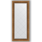Зеркало с гравировкой поворотное Evoform Exclusive-G 67x157 см, в багетной раме - бронзовый акведук 93 мм (BY 4154)